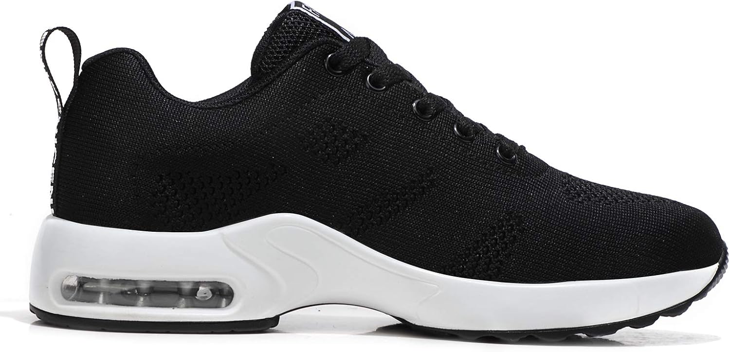  | Women's Sports Running Shoes Breathable Tennis Fashion Lightweight Walking Sneakers Air Gym Sneakers Black | Walking