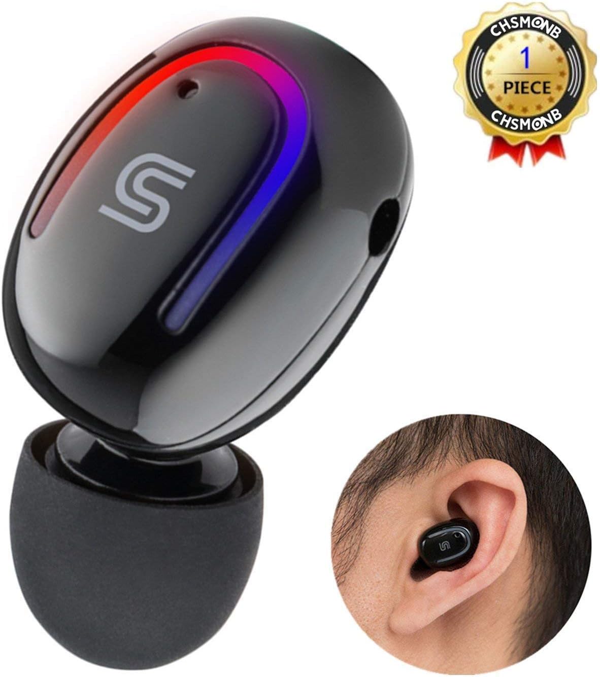 CHSMONB Bluetooth Earbud,Invisible Wireless Bluetooth Earphone Earbud Headphone(1Piece)