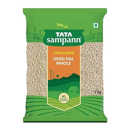 Tata Sampann Unpolished Urad Whole, 1kg