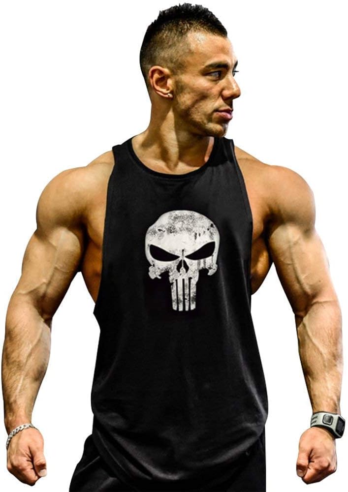 Mens Bodybuilding Vest Gym Workout Stringer Vest Amazon.ca Clothing