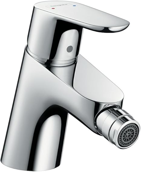Hansgrohe 31922000 Focus grifo monomando de bidé, con vaciador Push