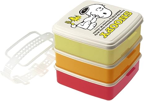Amazon T World Snoopy ピクニックケース角型 小 3段 S W 大型弁当箱 オンライン通販