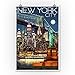 Lantern Press 9x12 Inch Art Print Wall D√©cor, New York, Skyline at Night