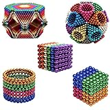 truwire 5MM Magnetic Ball Set for Office Stress Relief Desk Sculpture Toy Perfect for Crafts, Jewelry and Education Magnetized Fidget Cube Provides Relief for Anxiety, ADHD, Autism, Boredom Mixed