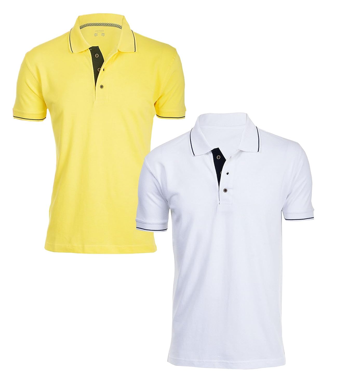 aarbee men's cotton polo (pack of 2)