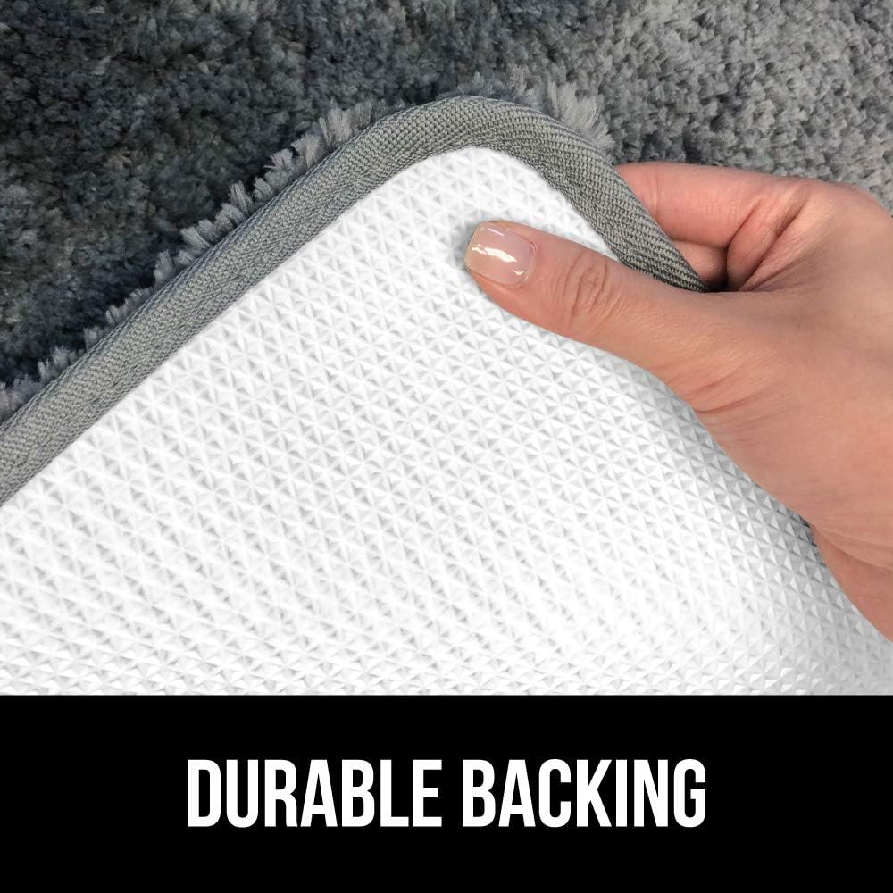 Gorilla Grip Original Premium Luxury Bath Rug, 30x20 Inch, Incredibly Soft, Thick, Absorbent Bathroom Mat Rugs, Machine Wash and Dry, Plush Carpet Mats for Bath Room, Shower, Hot Tub, Spa, Beige: Home & Kitchen