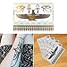 COKOHAPPY 5 Sheets Metallic Temporary Tattoo Egyptian Cleopatra Ankh Cross Eye of Horus Gold Silver Shine Beach Armband