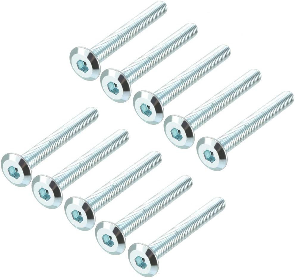 Vis Quincaillerie M6x10mm Vis Tete Hex Vis Zingue Fixation Meuble 40pc Kendalfloral Com