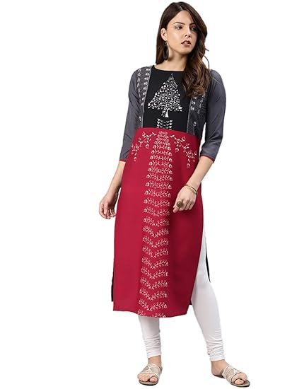 Women's Crepe a-line Kurta