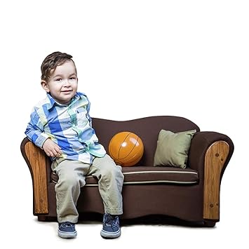 Amazon Com Keet Homey Vip Organic Kid S Sofa Brown Beige Baby