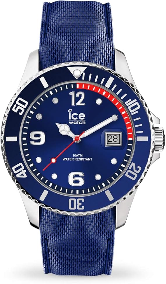Amazon Ice Watch アイスウォッチ 時計 メンズ Ice Steel アイス スティール ブラック ブルー シリコン ミディアム 正規代理店 メンズ腕時計 腕時計 通販