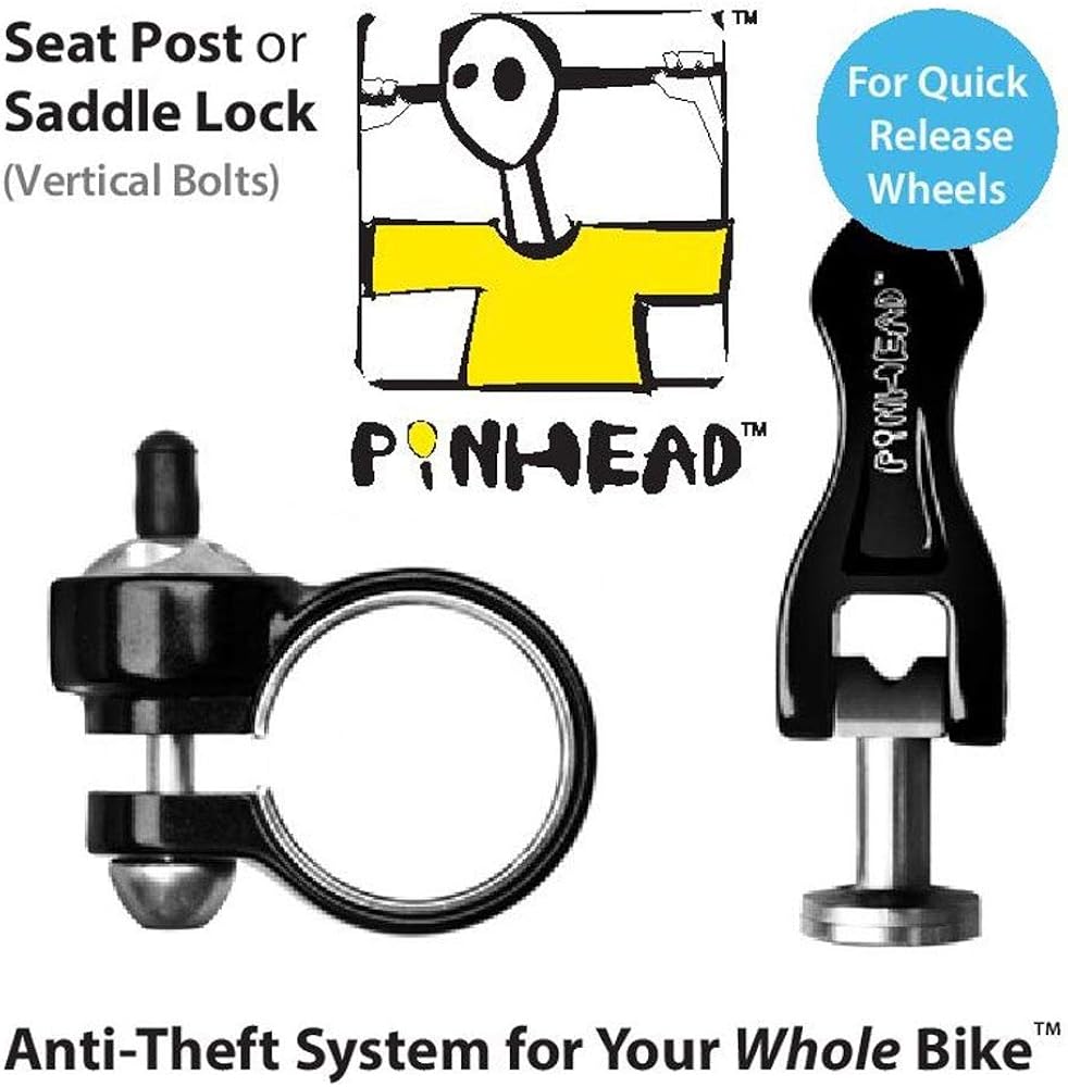 Pinhead Locking Seatpost Clamp - Quick Release Key, Black - Image 5