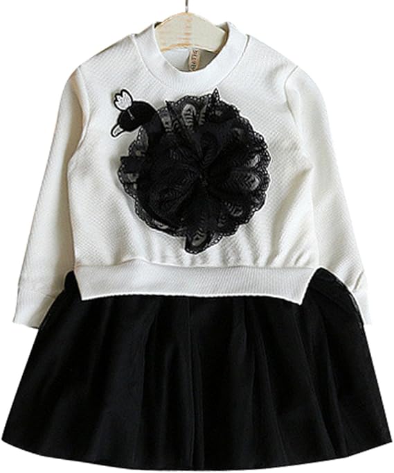 Amazon Coco1ya ココイチヤ ワンピース 子供服 女の子 長袖 七五三 女の子 ワンピース 入学式 卒業式 結婚式韓国子供服 可愛い 秋冬着 レース レッド ホワイト ワンピース チュニック 通販