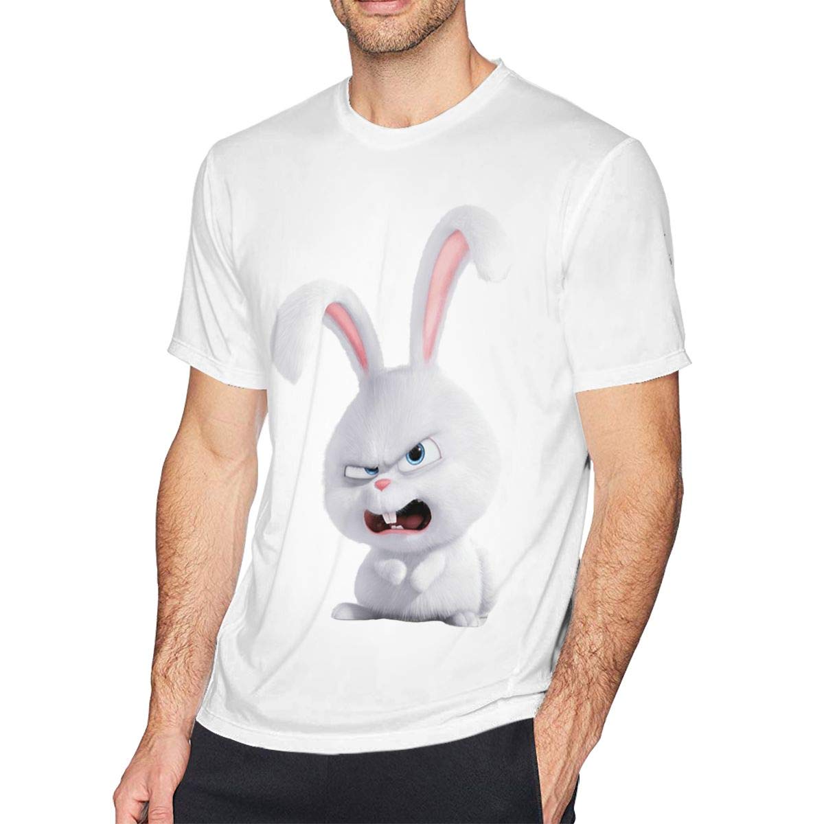 Oscar Curtis Angry Rabbit Fashion Classic Comfortable Boy Teen Round Neck T Shirt 
