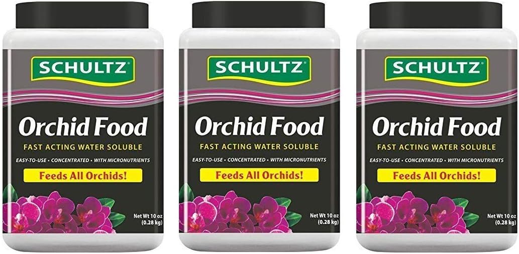Schultz SPF70600 Water Soluble Orchid Food 20-20-15, 10 oz (Thrее Рack)