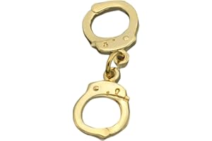 Smith & Warren Mini Handcuff Tie Tac Gold Finish Police Uniform Pin