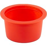 Caplugs T-253-2 T Series, Plastic Tapered Cap and Plug, Red LD-PE, Protective Closures, Dust &amp; Moisture Seals, MIL Spec, SAE Fittings, EZ Remove, Cap OD 1.282" x Plug ID 1.507", Pack of 20 (Z253-2Q3)