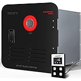 FOGATTI InstaShower 8 Plus RV Tankless Water Heater, 3 Door Size Options (15"x15"/15"x18"/18"x18") for Easy Retrofit, 12V DC,