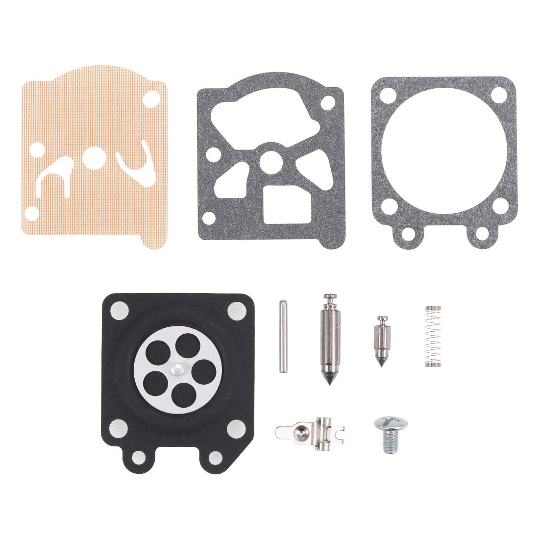sourcing map Carburetor Rebuild Kit Gasket Diaphragm K20-WAT K11-WAT for 026 MS260 024 MS240 MS270 MS290 MS390 3pcs
