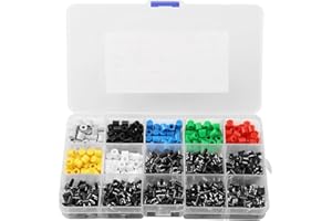 Robust Tactile Push Button Selection Kit Features a Generous Quantity of Components to Suit Various Project Needs