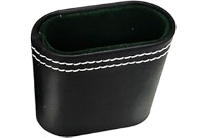 Generic PU Leather Manual No Dice Dice Game Shaker Shaking Portable Cup for Bar