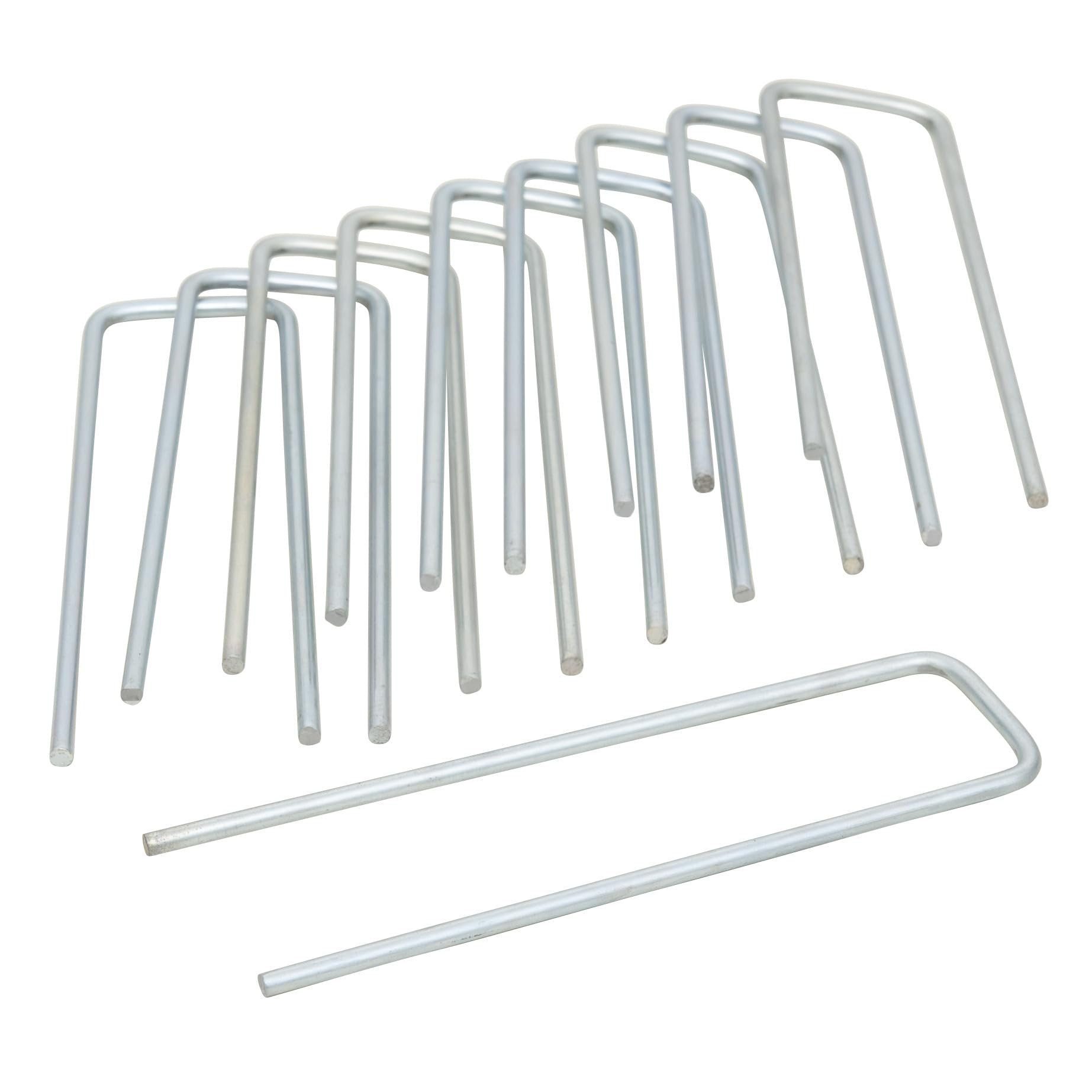 Windhager Tent Pegs, Metal, Galvanised, Pack of 10