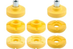 GoaMotors 8PCS Front Rear Lower Upper Shock Strut Mount Support Bushing Fit for BMW X5 E70 X6 E71, Replace 31336776389,33526778399