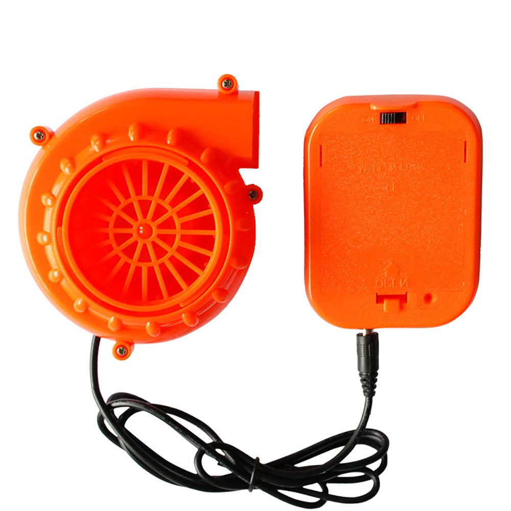 Inflatable T-REX Costume Adult Dinosaur Costumes Jumpsuit Air Blow up Halloween Cosplay Fancy Dress up Costume (Orange Mini Fan)