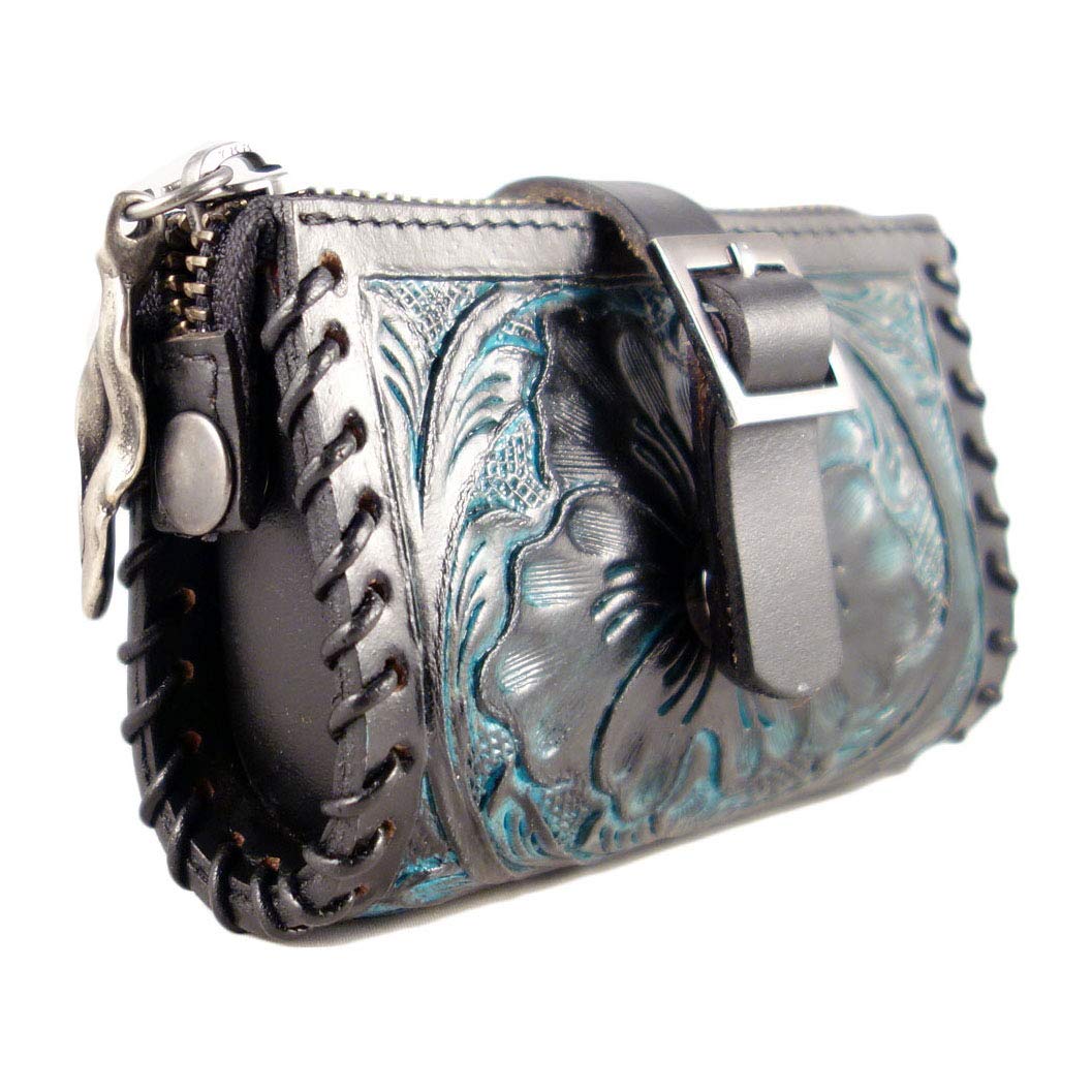 Handmade Genuine Leather Coin Purse, Hand Purse, Vintage Gift Pouch, Change Purse, Turquoise, S, Coin Purse, Clutch