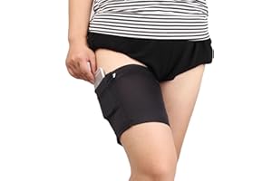 VANSZA Cell Phone Sock with Nonslip Band - Leg Pouch for Men & Women - Running & Workout