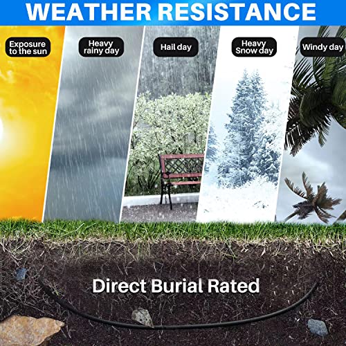 Cat 6 Outdoor Cable 100 ft, Adoreen Gbps Heavy Duty