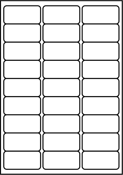 SmithPackaging A4 Self Adhesive Address Labels 2700 L6011 L4737 63.5x29.6 mm