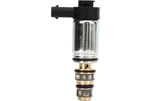 AC Compressor Electronic Control Valve, Metal ABS AC Compressor Control Solenoid Valve Precise Air Conditioning Solenoid for 