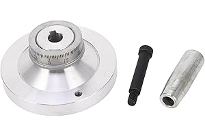 MARUKIO Lathe Handwheel 80mm Aluminum Alloy Hand Wheel with Crank Handle for 7x12 7x14 0618 CJ18A Mini Lathes