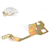 Atesilor 157313 Throttle Cable Bracket and Kickdown Cable Bracket | Fit for Edelbrock Carburetor Performer, for Thunder AVS, for Quadrajet-style Carburetors Fits TH350, 700-R4 &amp; 200-4R Cables