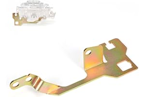 ATESILOR Throttle Cable Bracket and Kickdown Cable Bracket #157313 Compatible with Edelbrock Carburetor Performer, for Thunder AVS, for Quadrajet-style Carburetors Fits TH350, 700-R4 and 200-4R Cables