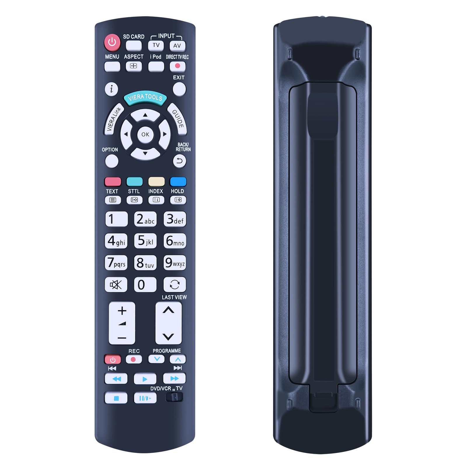 TCNOUMT Suitible for Panasonic N2QAYB000504 Remote Control Compatible with Panasonic Viera Smart TV TX-L32G20E TX-L42D25E TX-P42G20E TX-P42S30B N2QAYB000673 N2QAYB000785 Universal Remote Controller — image 1