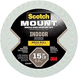 Scotch-Mount Indoor Double-Sided Mounting Tape Mega Roll 110H-Long-DC, 3/4 in x 350 in