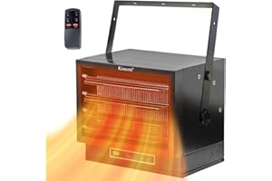 BARPHYGO Garage Heater Electric 8500W, 240V Ceiling Mount Shop Heater with Full-Function Remote, Fan-Forced Garage Heaters for Indoor Use, Hardwired Heater with 8-Hour Timer for Garage, Workshop, Shed