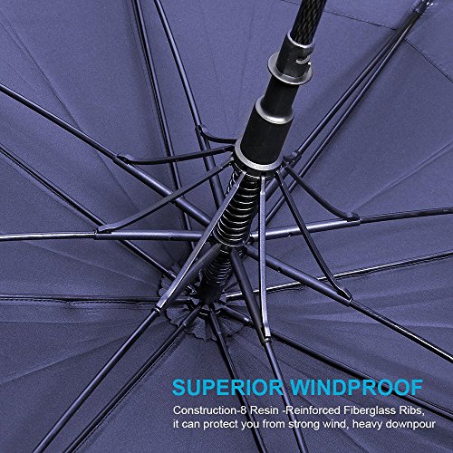 TEASTAR Big Umbrella Large Golf Umbrella 60 Inch Automatic Open Extra