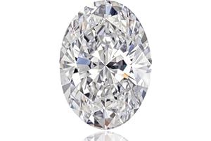 BLAROSE 0.5-10 Carat Oval Cut Moissanite Loose Stone D Color VVS1 Clarity Diamond Gemstone for Jewelry Making with GRA Certificate