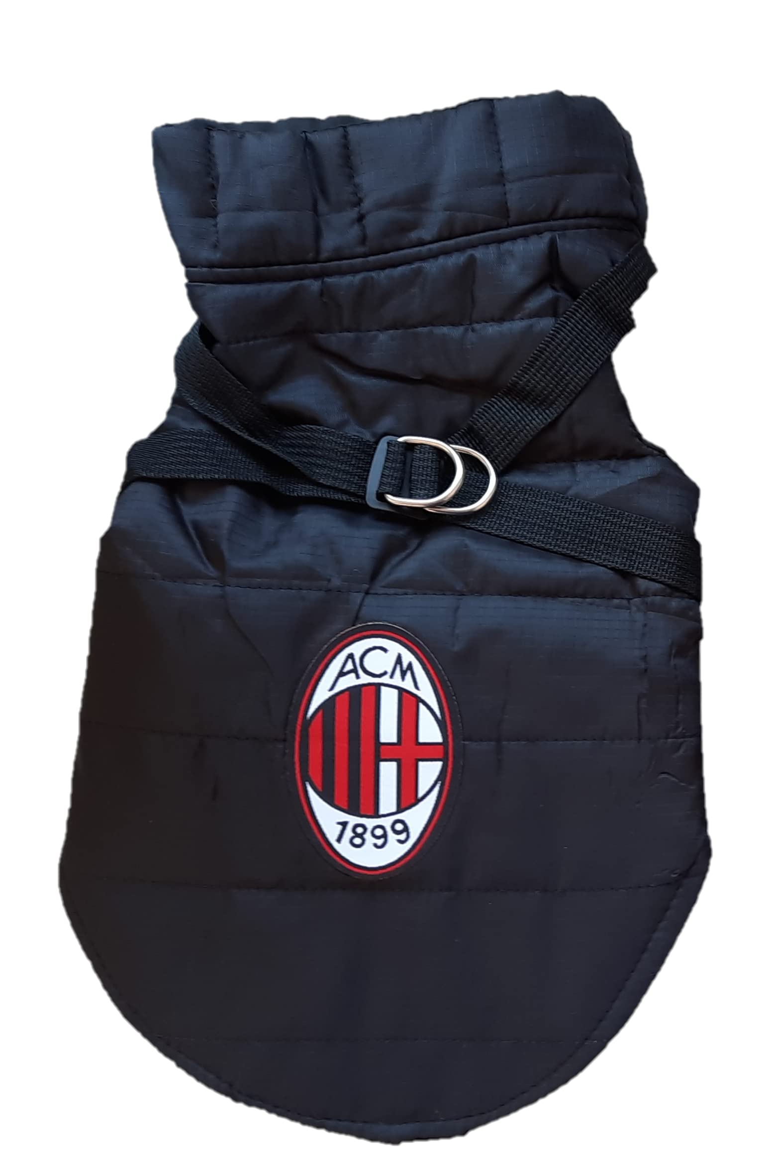 AC Milan AC Milan Cappottino per Cani e Gatti Coat for Cats and Dogs, Nero, S