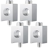 Blulu 4 Pieces Neutral Ground Lugs 4-2/0, Aluminum Breaker Lug Kit | Aluminum Grounding Lugs for Panel, Dual-threaded Neutral Bar Ground Bar, Wire Gauge Compatible, Reliable Connections