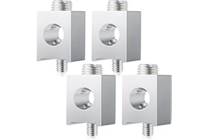 Blulu 4 Pieces #4-2/0 Neutral Lug Kit Circuit Breaker Ground Lugs Aluminum Grounding Lugs for Electrical Connections(4 Pieces, 4-2/0)