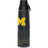 Tervis Venture Water Bottle Michigan Wolverines - Full Speed Made in USA Double Walled Insulated Tumbler Travel Cup Keeps Drinks Cold & Hot, 36oz, Stainless Steel
