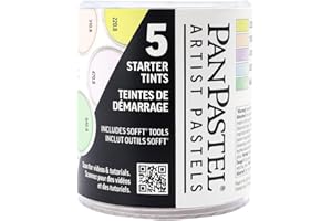 Armadillo Art & Craft PanPastel 9-Milliliter Ultra Soft Artist Pastel Set, Tint, 5-Pack