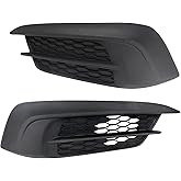 2Pcs Front Bumper Fog Light Cover Assembly Compatible with Honda Civic Sedan Coupe 2016 2017 2018 Fog Lamps Cover Replaces 71103-TBA-A00 71108-TBA-A00