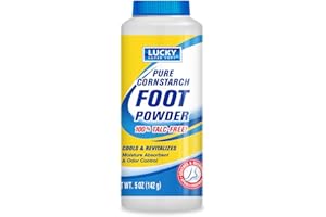 Lucky Super Soft Delta Brands & Products 11367-12 Foot Powder, Moisture-Absorbent, 5-oz. - Quantity 1