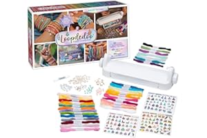Loopdedoo Deluxe DIY Friendship Bracelet Maker Kit - Make Bracelets in Minutes for Birthdays and Friendship Gifts - Award Winning Crafts Kit for Kids Aged 8+
