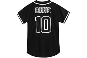 90s Clothes for Women and Men Baseball Jersey Shirt for Theme Party Hip Hop Clothing for Party